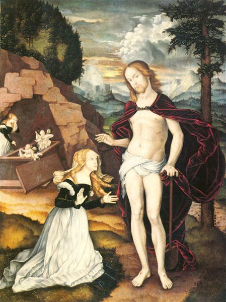 Christ as a gardener (Noli me tangere), 1539 - Hans Baldung