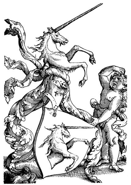 Family coat of arms Baldung, 1530 - 汉斯·巴尔东·格里恩