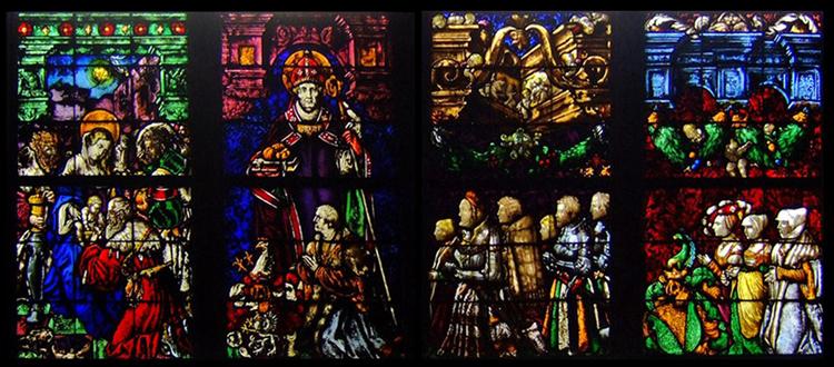 Stained glass windows in the Stürzel Family Chapel, 1528 - 1530 - Ганс Бальдунг