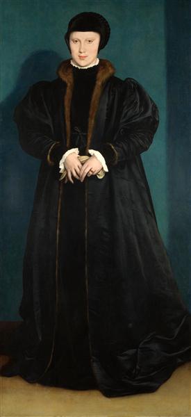 Christina of Denmark, c.1538 - Hans Holbein, o Jovem