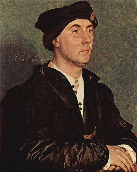 Portrait of Sir Richard Southwell, 1536 - Hans Holbein, o Jovem