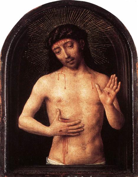 Man of Sorrows, c.1490 - Ганс Мемлінг