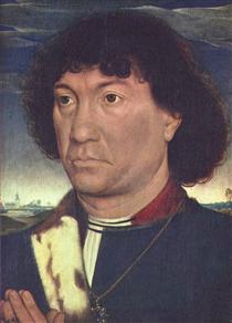 Portrait d'un homme de la famille Lespinette - Hans Memling