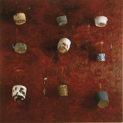 Untitled (Buckets), 1995 - Harmony Hammond