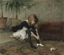 Dancing Shoes - Helene Schjerfbeck