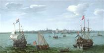 View of Hoorn (Netherlands) - Hendrick Cornelisz Vroom