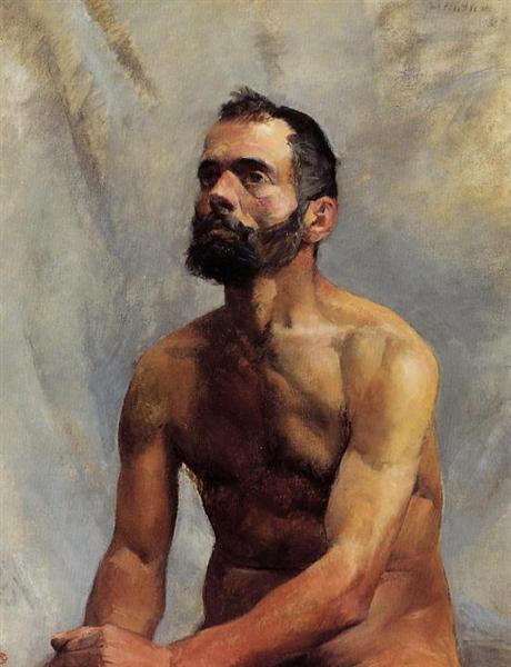 Academic Study Nude, c.1883 - Henri de Toulouse-Lautrec