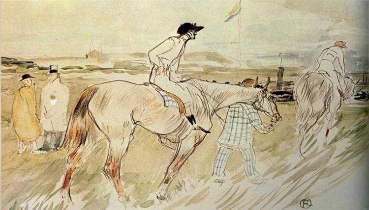 Is it Enough to Want Something Passionately ( The Good Jockey ), 1895 - Henri de Toulouse-Lautrec