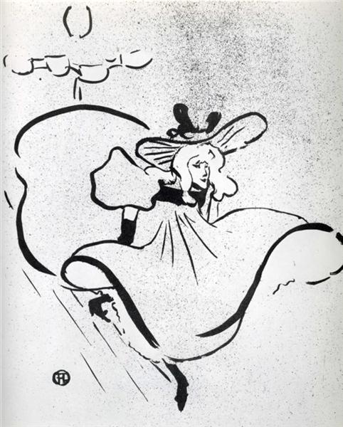 Jane Avril - Henri de Toulouse-Lautrec