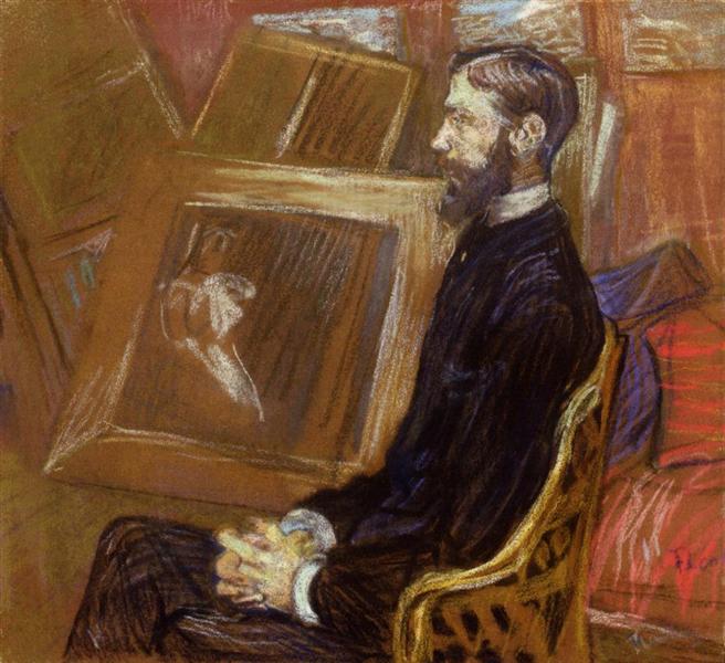 Portrait of Georges Henri Manuel, 1891 - 亨利·德·土魯斯-羅特列克