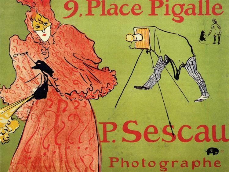 The Photagrapher Sescau, 1894 - Henri de Toulouse-Lautrec