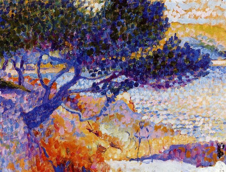 The Bay of Cavaliere (study), 1906 - Henri-Edmond Cross