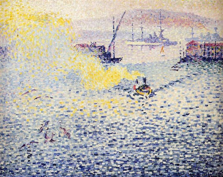 Toulon, Winter Morning, 1906 - 1907 - Henri-Edmond Cross