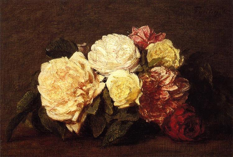 Roses - Henri Fantin-Latour