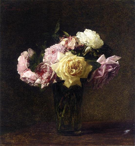 Roses - Henri Fantin-Latour