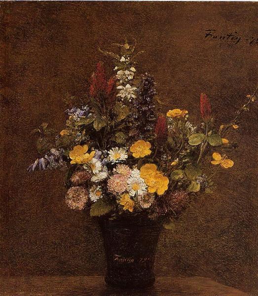 Wildflowers, 1879 - Анрі Фантен-Латур
