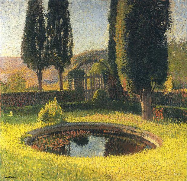 Fountain in South East Park in Marquayrol - Henri Martin