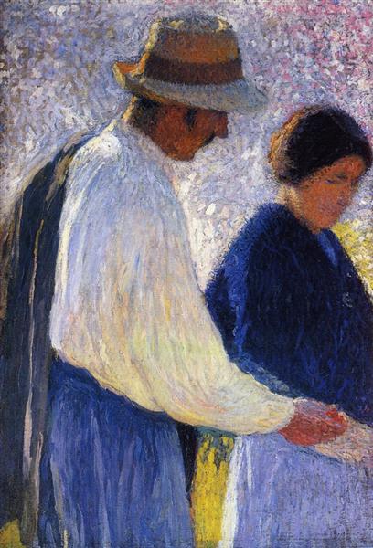 The Married Couple Study for Reapers, 1902 - 1903 - Henri Martin