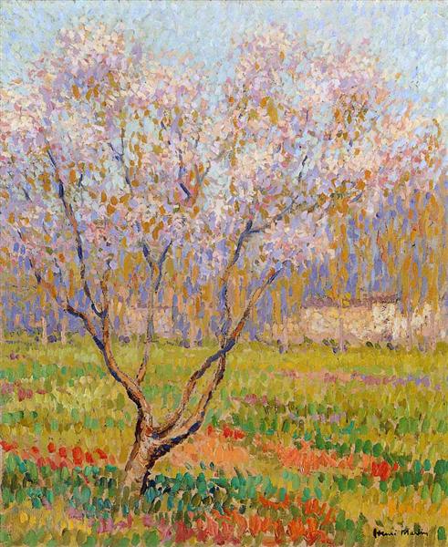 Trees in Bloom - Henri Martin