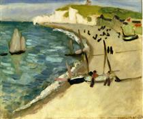 Aht Amont Cliffs at Etretat - Henri Matisse