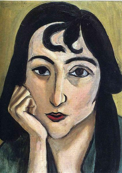 Head of Lorette with Curls, 1917 - Henri Matisse