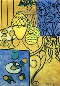 Interior in Yellow - Henri Matisse