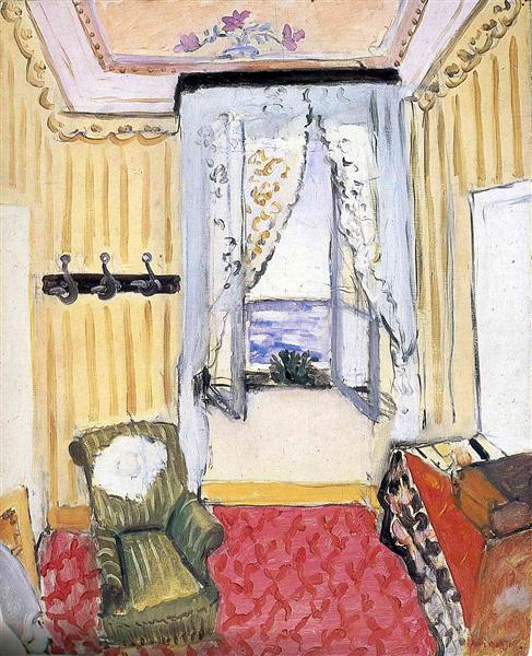 My Room at the Beau-Rivage, 1918 - 馬蒂斯
