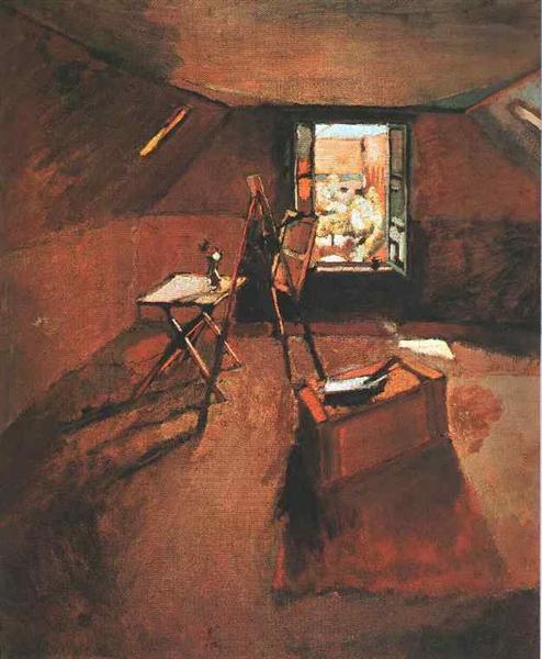 Studio under the Eaves, c.1903 - Анри Матисс