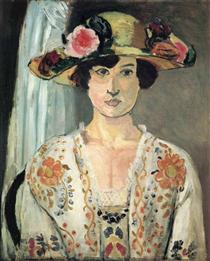 Woman in a Hat - Анри Матисс