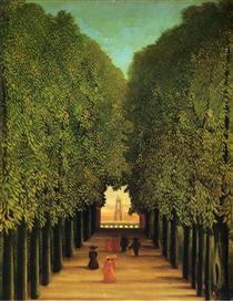 Alleyway in the Park of Saint Cloud - Henri Rousseau
