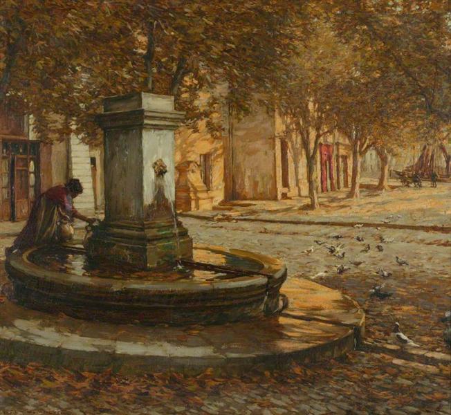 A Provençal Fountain - Henry Herbert La Thangue