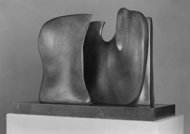 Working Model for Knife-Edge Two-Piece, 1962 - 亨利·摩爾