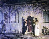 Christ with the Canaanite Woman and Her Daughter - Henry Ossawa Tanner