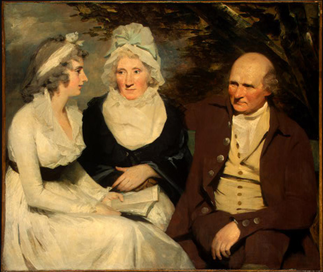John Johnstone, Betty Johnstone, and Miss Wedderburn, c.1790 - c.1795 - Генри Реборн
