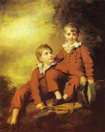 Portrait of the Binning Children - Генри Реборн