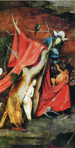 Спокуса Святого Антонія (деталь), c.1500 - Ієронімус Босх