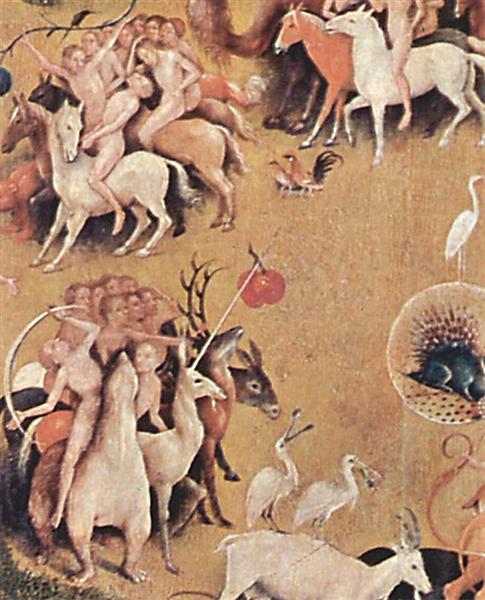 Сад земных наслаждений (деталь), 1460 - 1516 - Иероним Босх