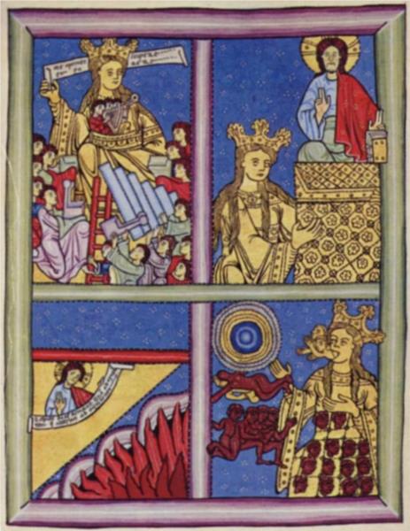 Церква, Наречена Христова і Мати вірних у Хрещенні, c.1165 - Гільдеґарда Бінгенська