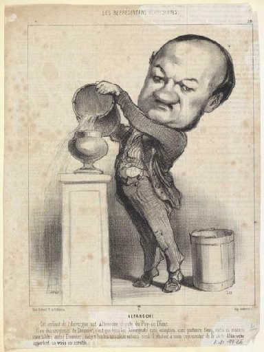 Marie-Michel Altaroche, 1849 - Honore Daumier