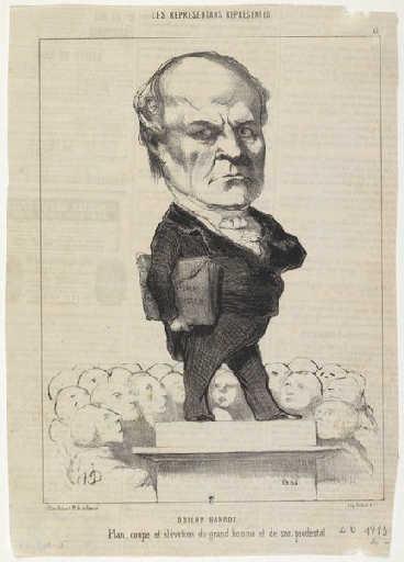 Odilon Barrot, 1849 - 奥诺雷·杜米埃