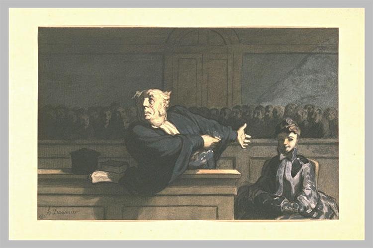 The Defender, c.1862 - c.1865 - Honoré Daumier