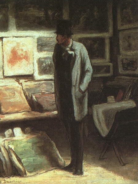 The Print Collector, c.1863 - c.1865 - Honore Daumier