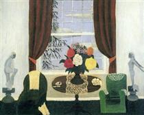 Victorian Parlor Still Life - Horace Pippin
