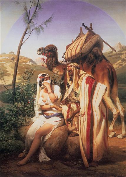 Juda et Thamar, 1840 - Horace Vernet