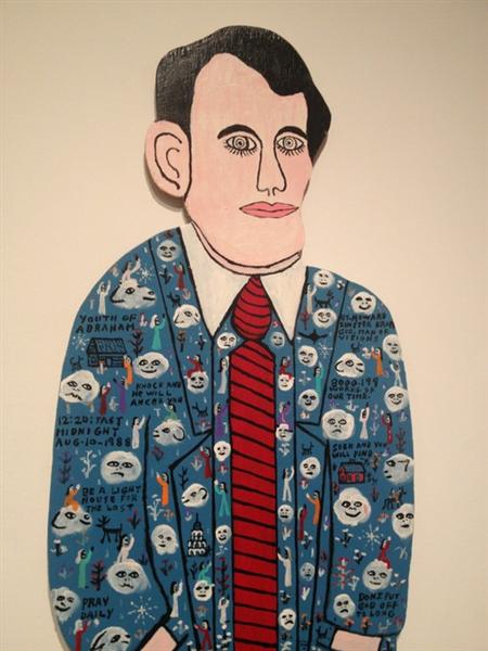 Youth of Abraham, 1988 - Howard Finster