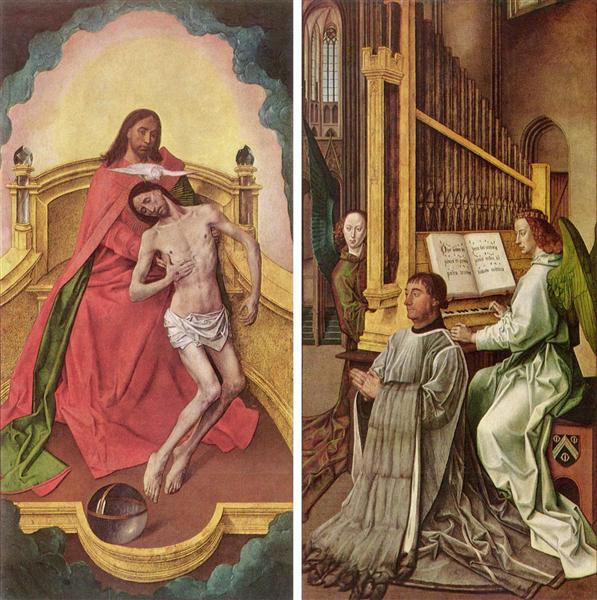 The Trinity Altar Panels (detail), 1478 - Гуго ван дер Гус