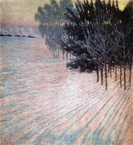 Frosty Morning. Pink Rays, 1906 - Igor Emmanuilowitsch Grabar