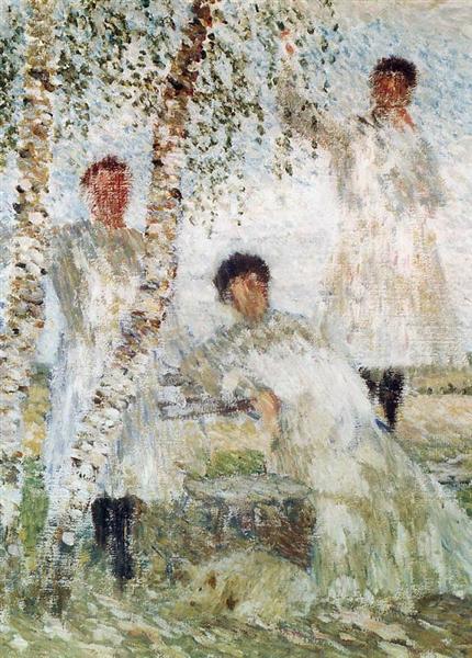 Under Birches, 1904 - Igor Grabar