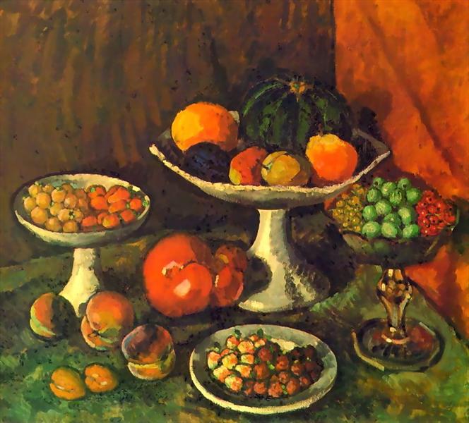Fruits and Berries, 1916 - Ilya Mashkov