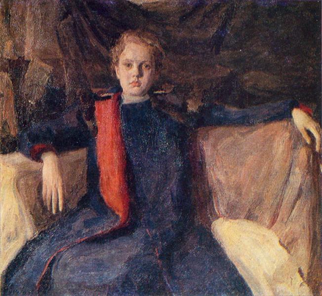 Portrait of a Girl, 1903 - 1904 - Ilja Iwanowitsch Maschkow